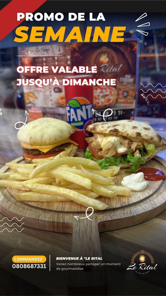 Festival de Saveurs Italiennes : Double Plaisir, Double Délice avec Nos Duos Burger & Frites ! 🍔🍟 » 🎉